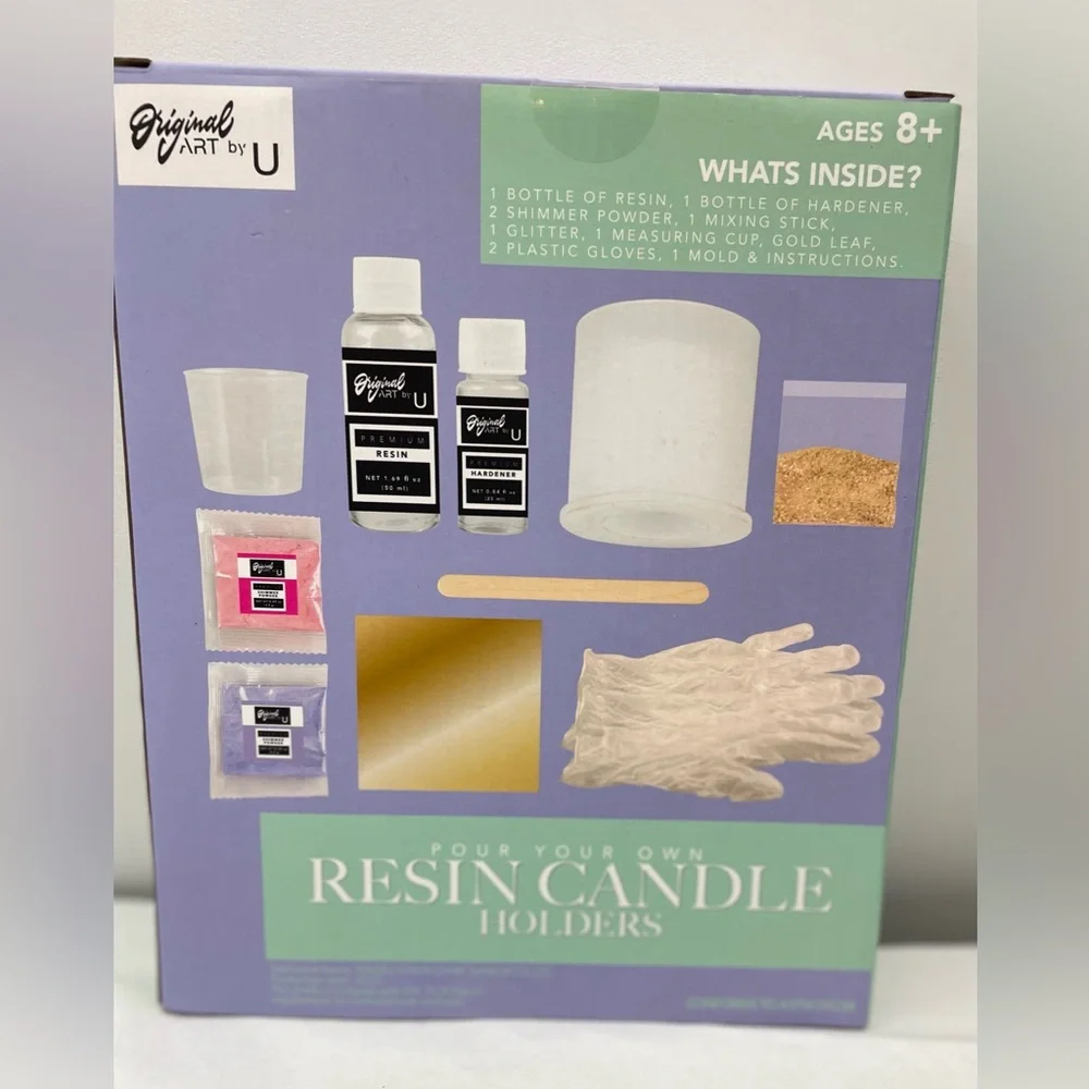 POUR YOUR OWN RESIN CANDLE HOLDERS